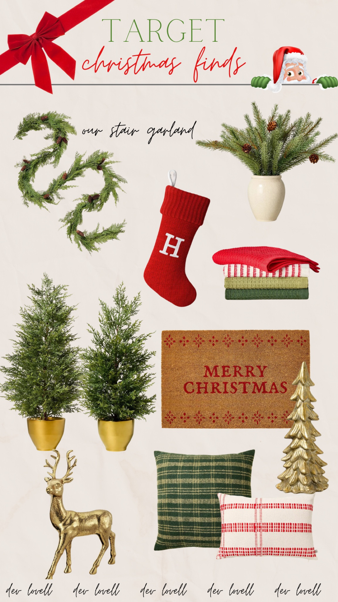 ITS TIMEEEEE🎅🏼🎄
obsessed with all of these items, especially the garland!!



#target #targetchristmas #hearthandhand #studiomcgee.#christmasdecor

#LTKHoliday #LTKSeasonal #LTKFindsUnder50