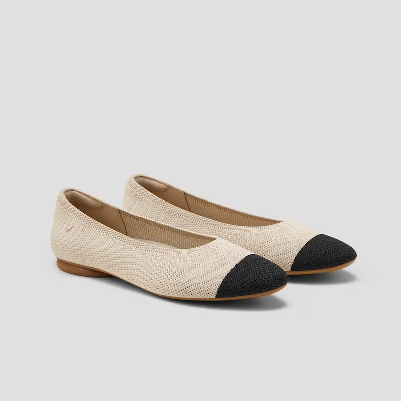 Almond-Toe Ballet Flats (Tamia 2.0) | VIVAIA