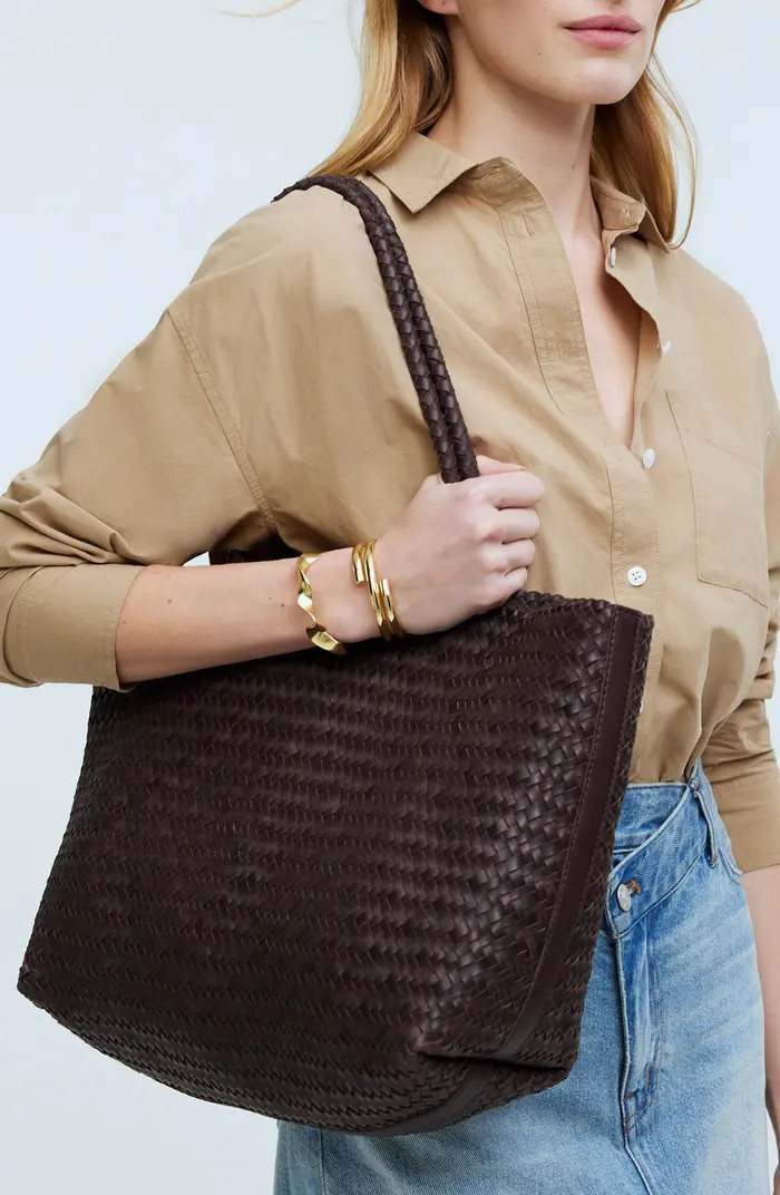 Handwoven Leather Tote | Nordstrom
