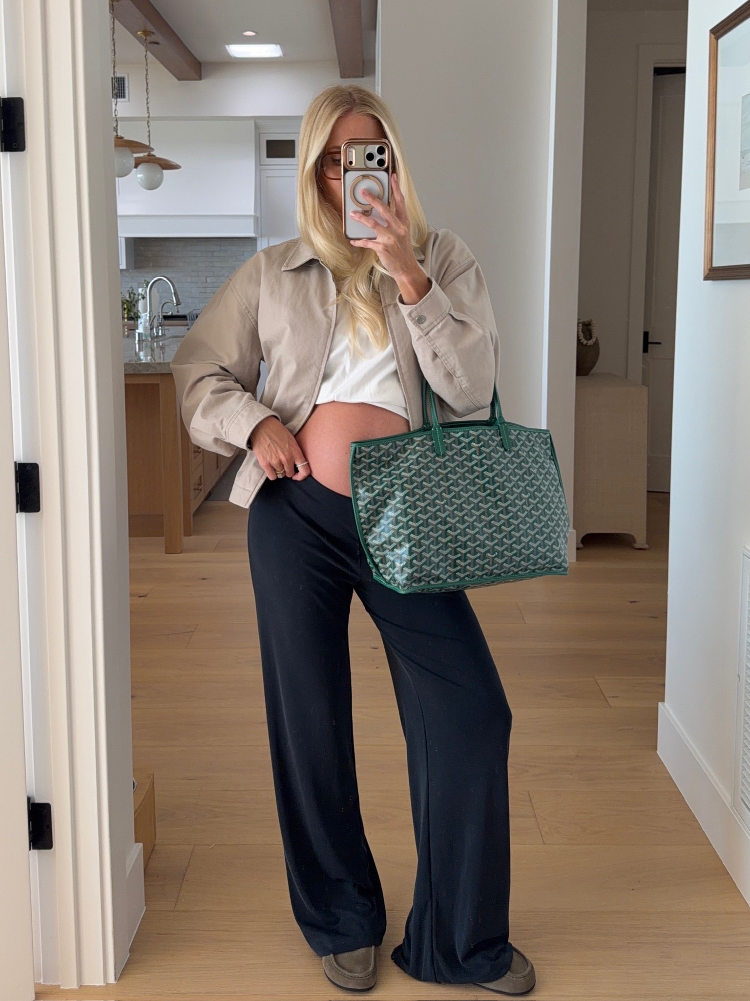 Wearing a small in tee, medium in jacket (marcona beige), medium in pants (sized up for pregnancy), shoes run tts! Code “KPGS20!” for discount on pointer ring. #kathleenpost

Comfy chic look, comfy casual outfit, errands outfit, spring transition, school drop off, school pickup, airport outfit, bump friendly, maternity look 

#LTKootd #LTKBump #LTKSeasonal