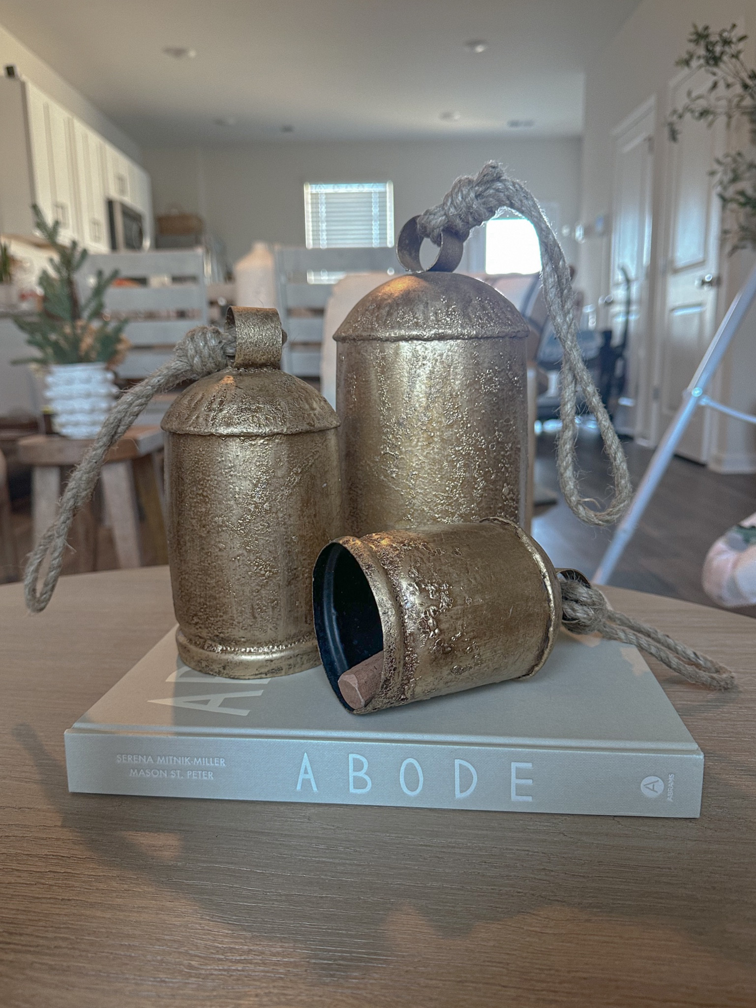 Christmas decor 
Amazon decor 
Neutral home 
Christmas bells
Organic bells 

#LTKHoliday #LTKHolidaySale #LTKSeasonal