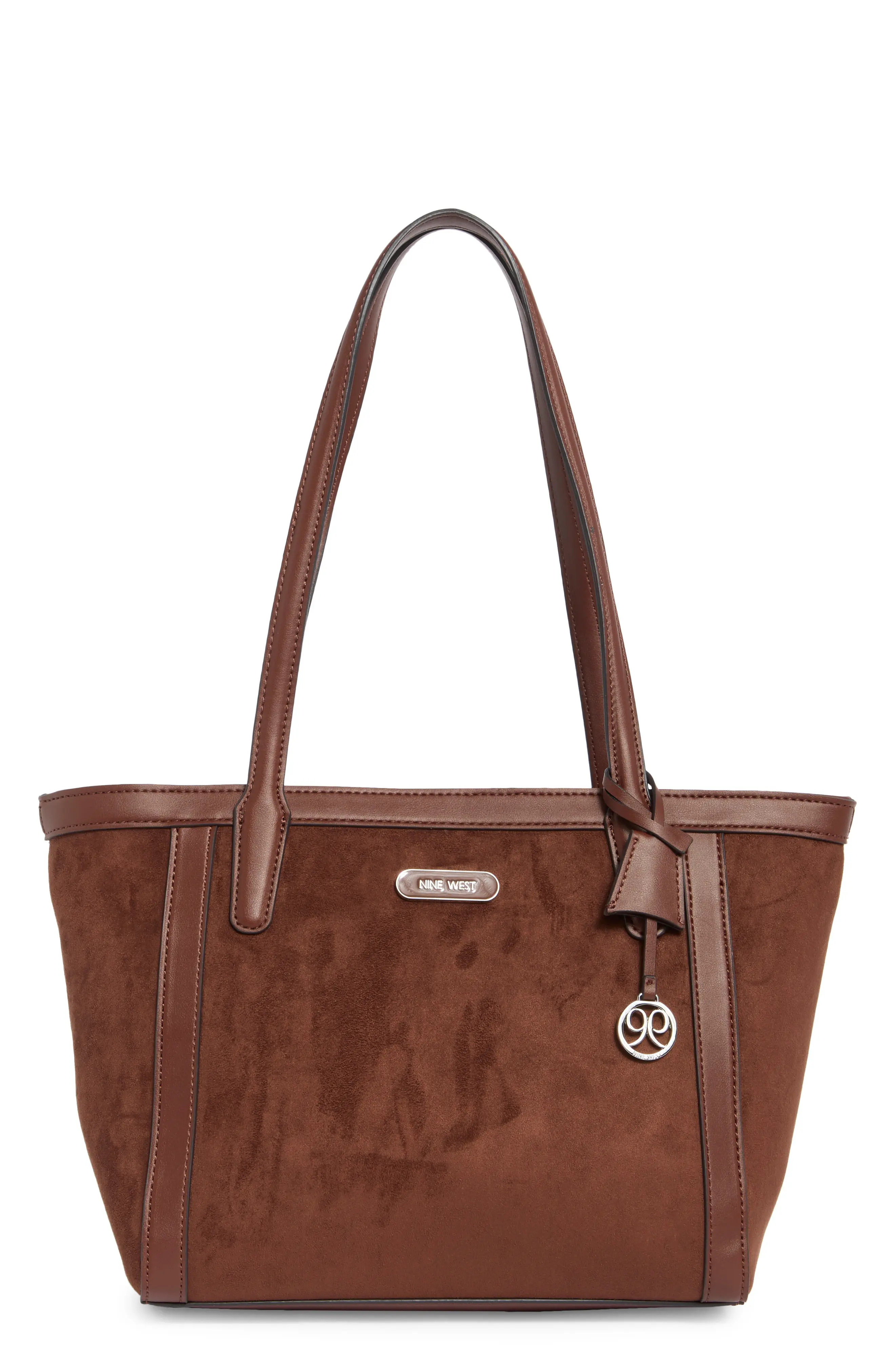 Nine West Aziel Small Tote in Mahogany at Nordstrom Rack | Nordstrom Rack