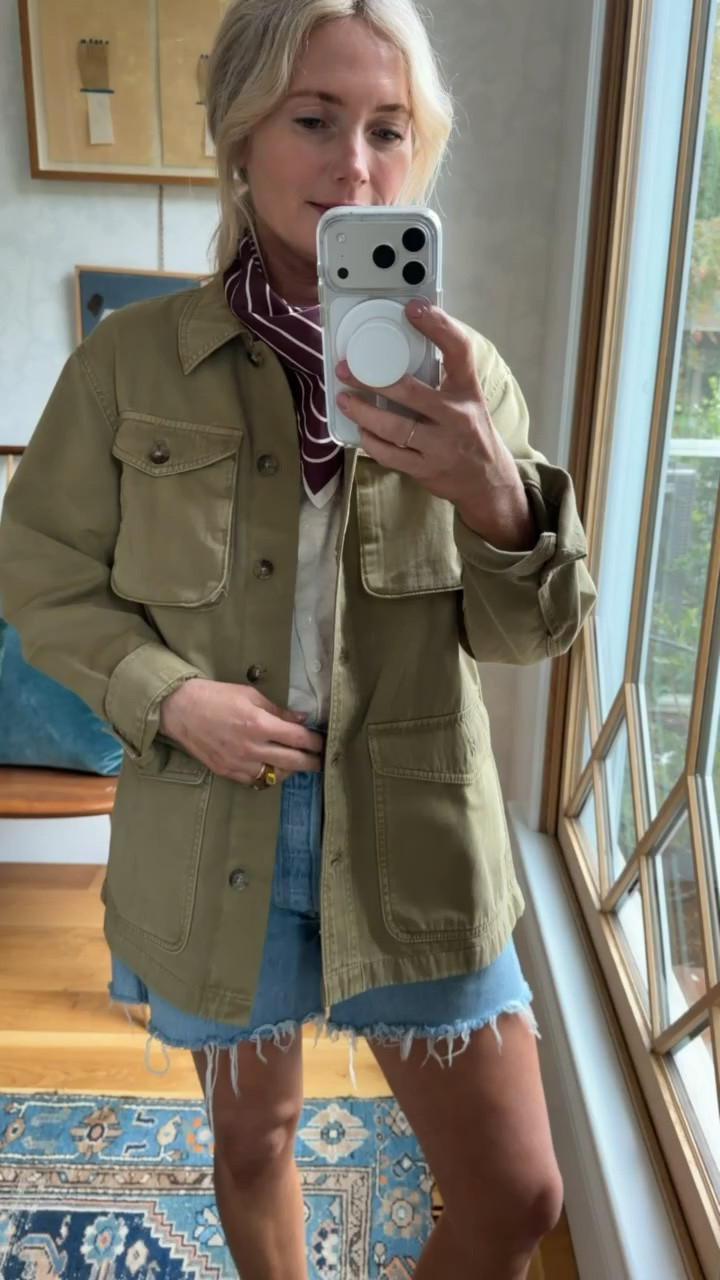 This shacket is so good for fall 🙌