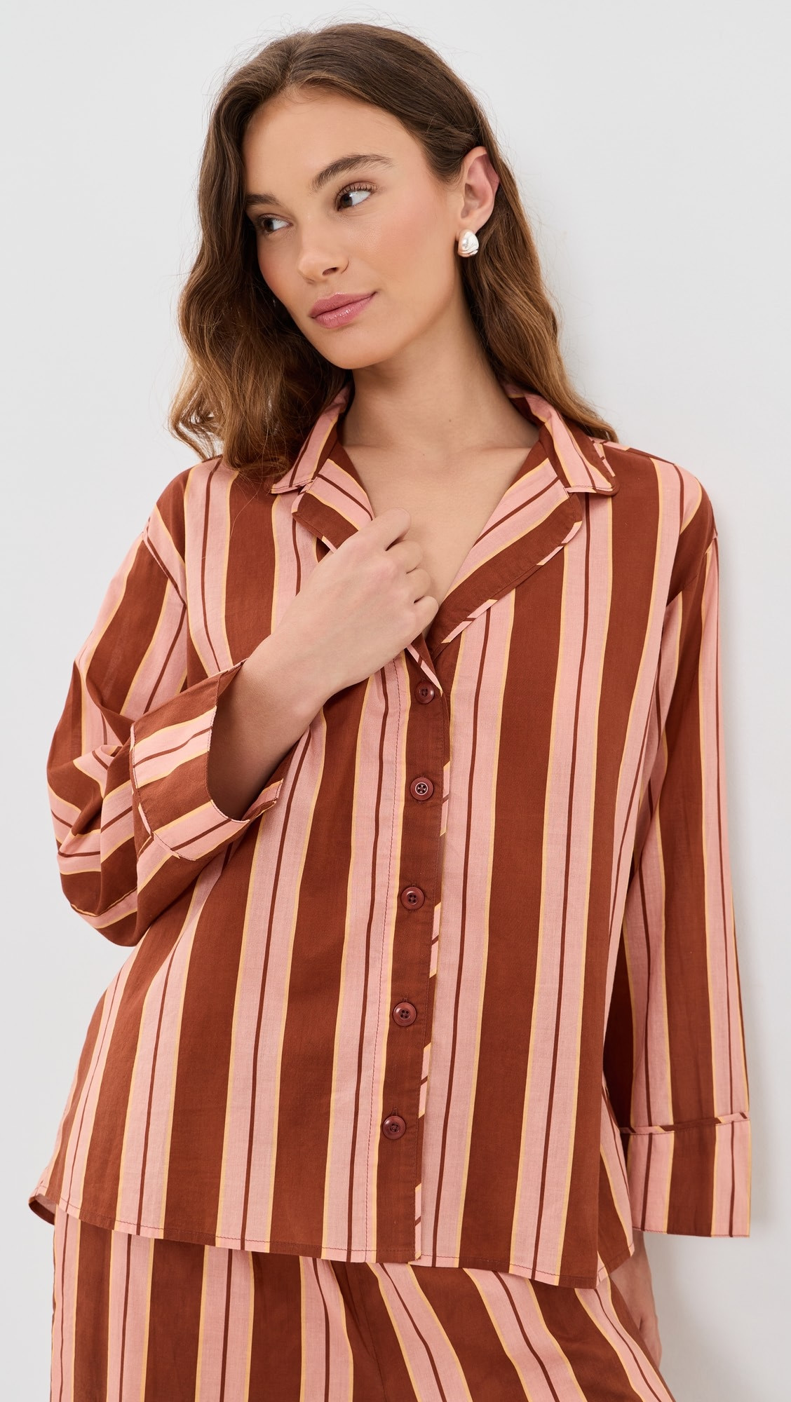 THE GREAT. The Pajama Shirt | Shopbop | Shopbop