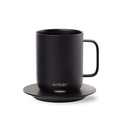 Ember Temperature Control Smart Mug, 10 oz, 1-hr Battery Life, Black - App Controlled Heated Coff... | Amazon (US)