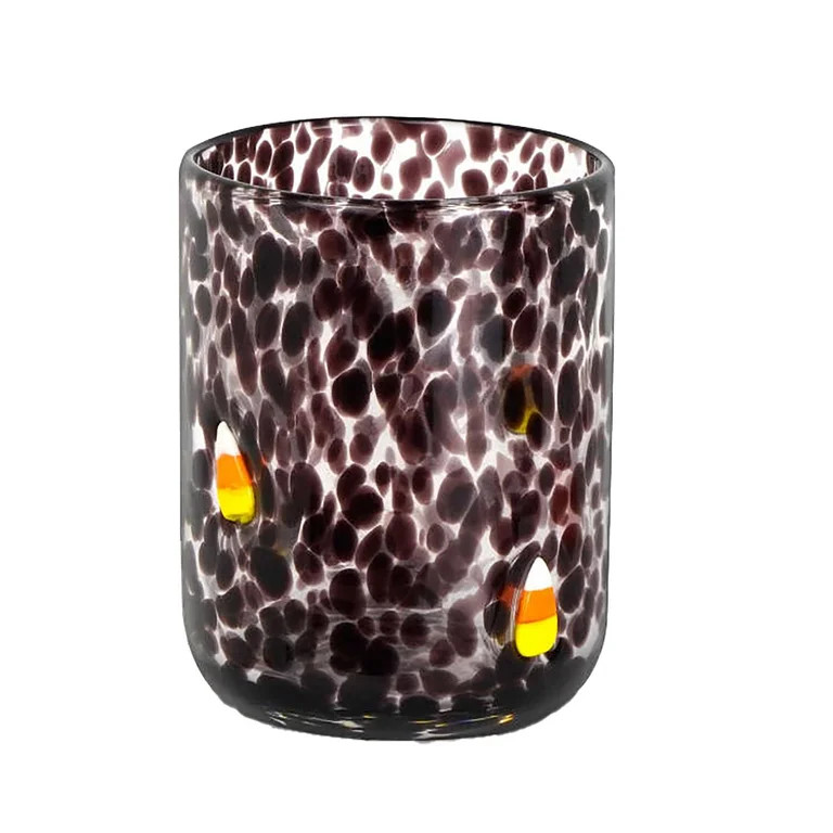 Halloween Icon Juice Glasses, 14oz Icon Stemless Coffee Cocktail Drinking Cups (Candy Corn) | Walmart (US)