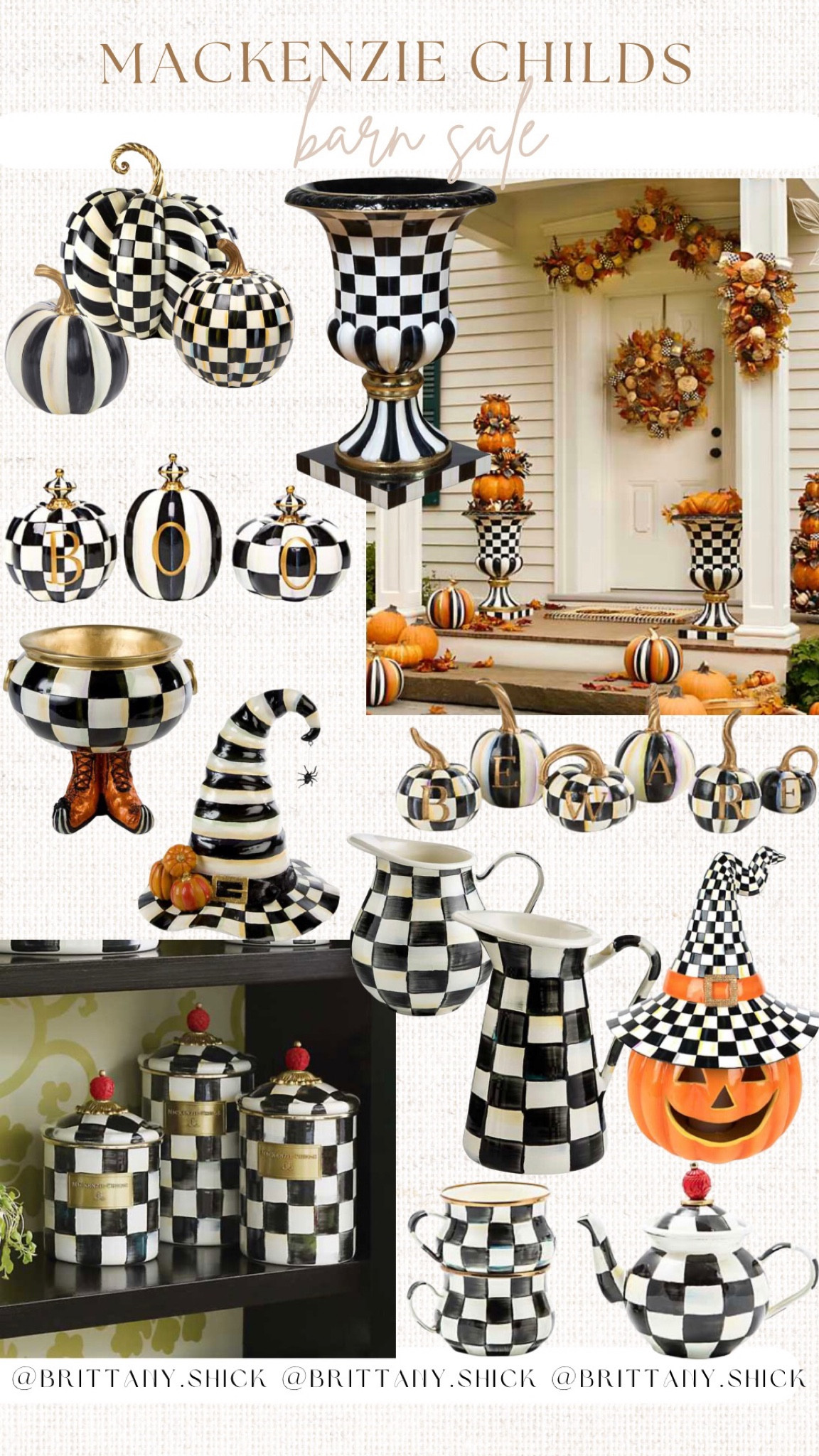 Mackenzie Childs Barn Sale - up to 60% off home decor kitchen outdoor planters urn canisters pumpkins Halloween candy dish wedding gift house warming 

#LTKSeasonal #LTKsalealert #LTKhome