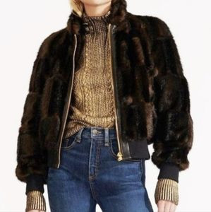 Veronica Beard Bellfire Faux Fur Bomber Jacket XS | Poshmark