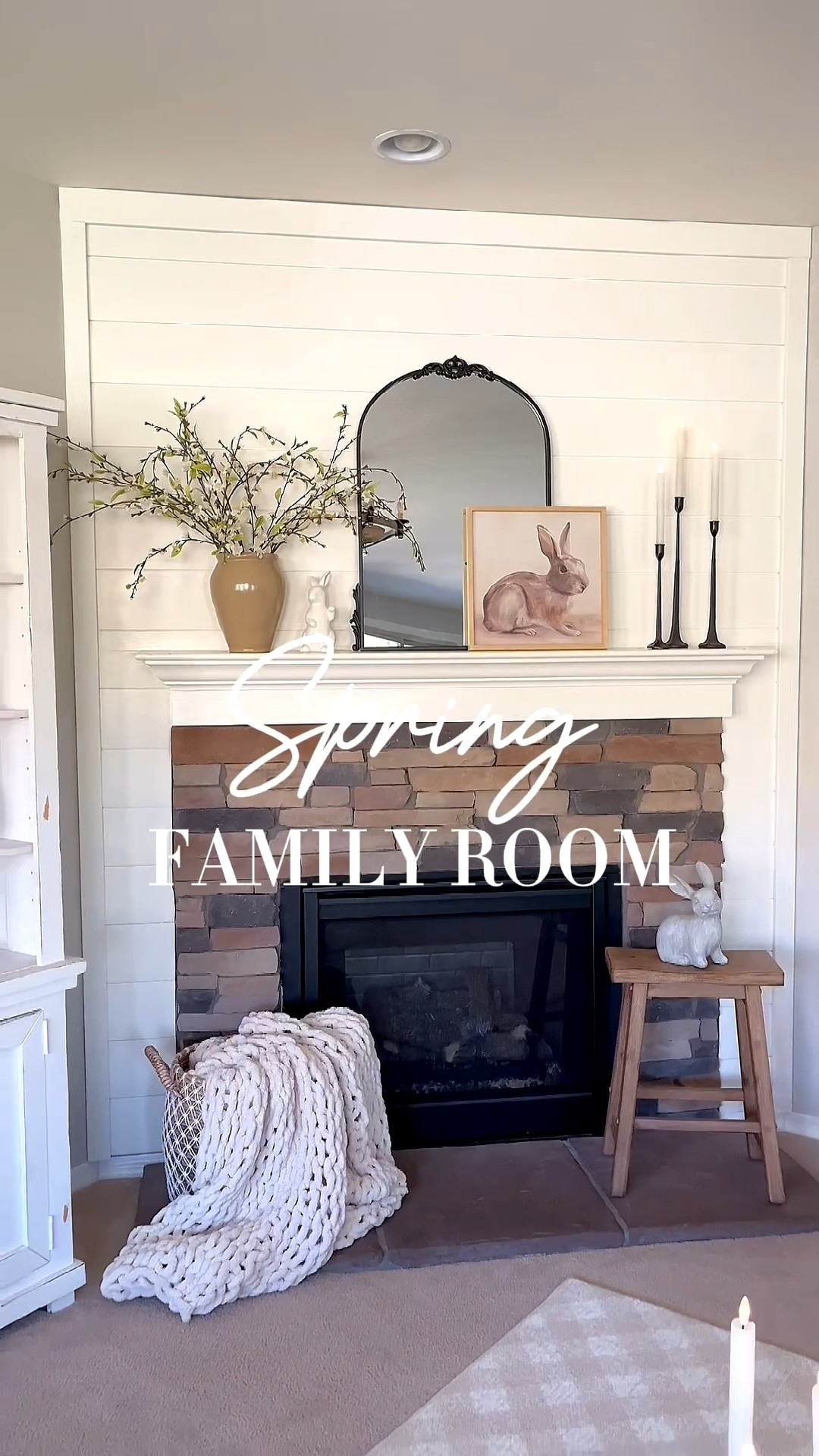 Spring family room!🐇

Follow @lifeinmyarizonahome on Instagram for more ideas and inspiration. 

Soft neutrals, greenery, and a few bunnies give my family room the perfect touches for spring!

#homedecor #easterdecor #springstyling #familyroomdecor #springmantel

#LTKSaleAlert #LTKSeasonal #LTKHome