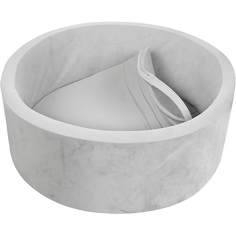 Foam Ball Pit, 35.4"x 11.8" Ball Pits for Toddlers, Soft Round Kiddie Baby Playpen Ball Pool for ... | Amazon (US)