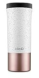 Ello Miri Vacuum Insulated Stainless Steel Travel Coffee Mug - Travel Tea Mug, 16 oz, Speckle Rosego | Amazon (US)
