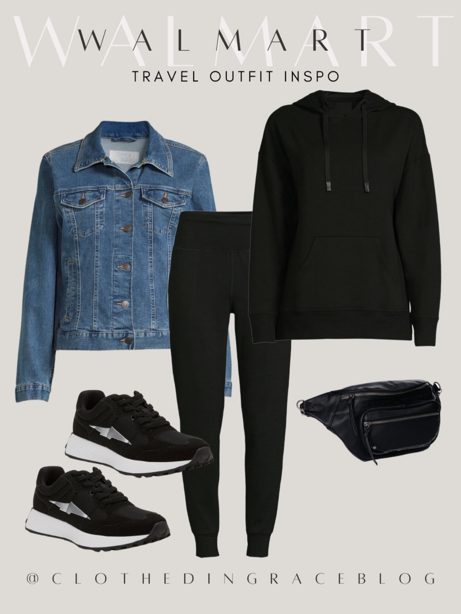 Travel outfit from Walmart 

#LTKtravel #LTKstyletip #LTKfindsunder50