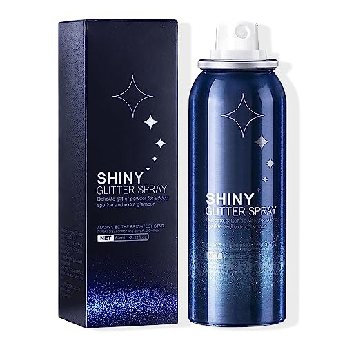Body Glitter Spray for Hair and Body, Hairspray for Clothes, Long-Lasting Body Shimmer Spray Suit... | Amazon (US)