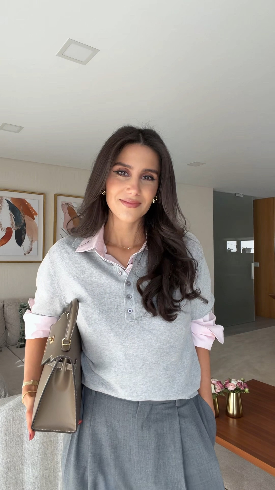 Spring look, baby pink, grey 

#LTKootd #LTKgrwm