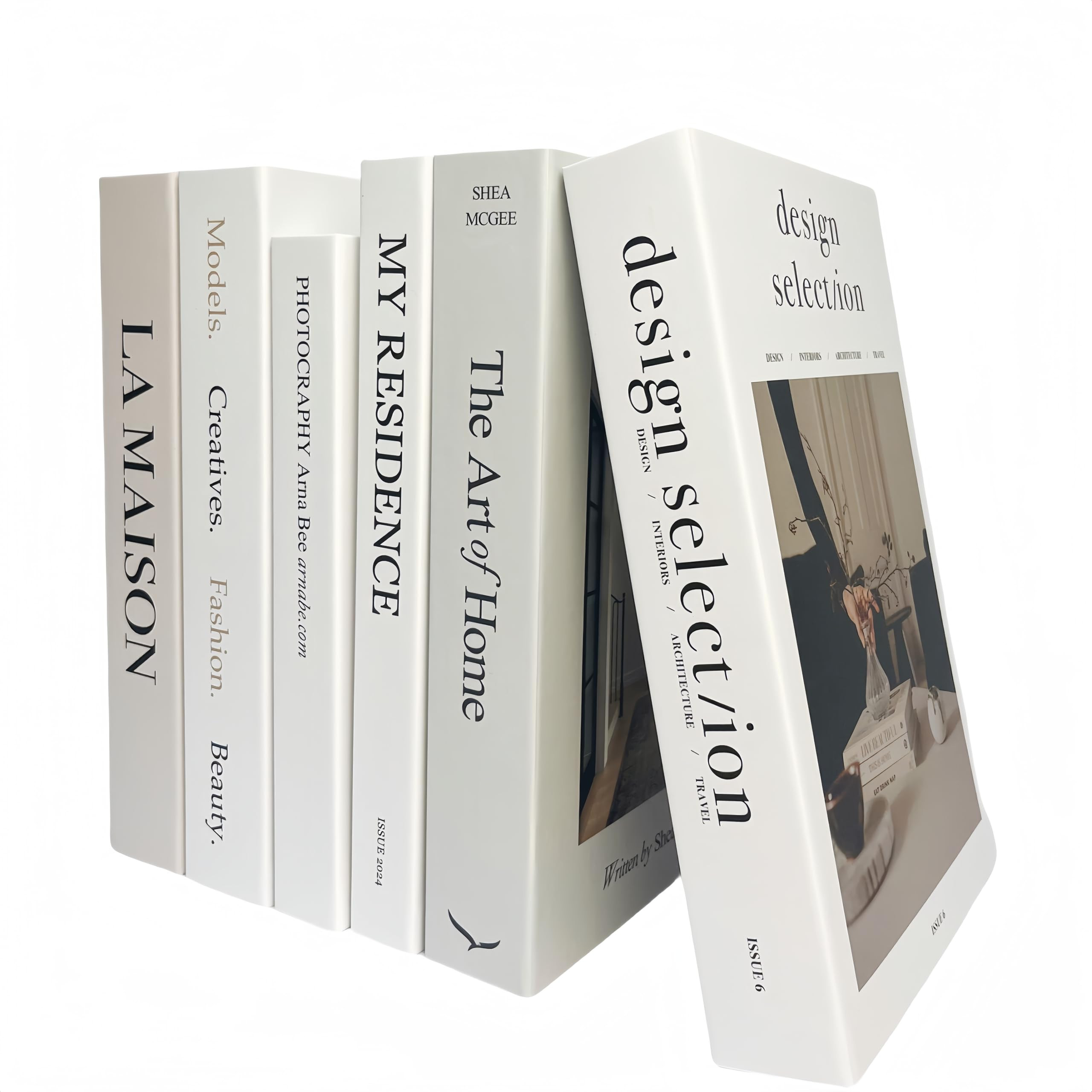 6PCS Fake Books for Decoration: Ediactcyl Decorative Books Modern Home, Coffee Tables Decor for L... | Amazon (US)