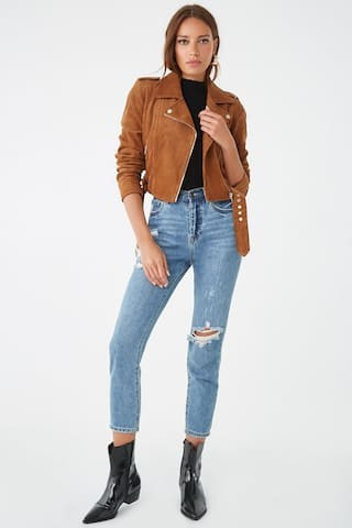 Cropped Corduroy Jacket | Forever 21 (US)