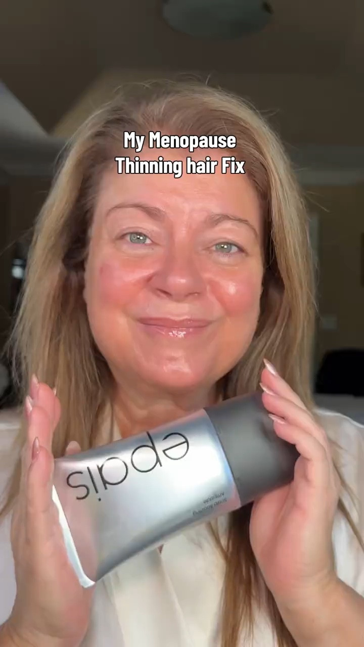 gifted by Korean Beauty
Using this daily completely changed the volume of my hair while battling menopause
You know how much hair volume affects your whole
look? l've always struggled with thinning at the roots, but this made my hair feel so much fuller
I love it! 💙💦
@epais
#EPAIS #scalpcare #scalpboostingampoule
#haircareroutine #hairthinning