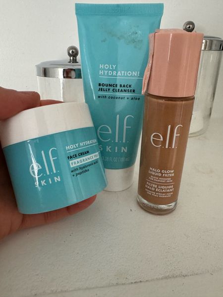 ELF skin care and beauty faves!! The moisturizer and cleanser are so similar to drunk elephant and the halo glow is like a lightweight tinted coverage sooooo similar to charlotte tilbury. Love them all!!


#LTKbeauty #LTKsalealert