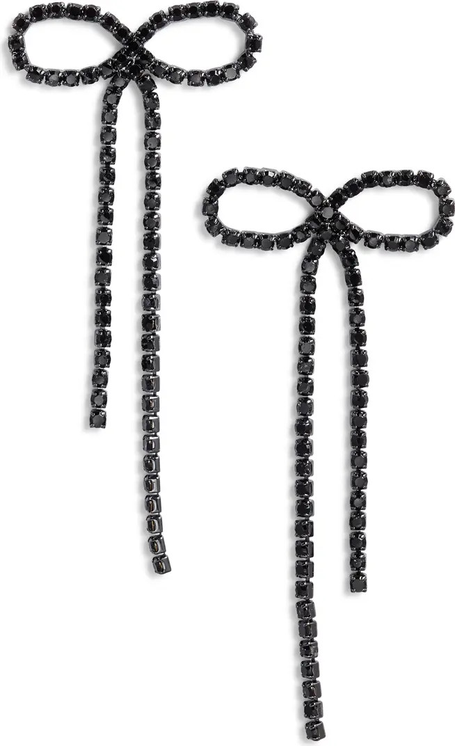 Crystal Bow Drop Earrings | Nordstrom