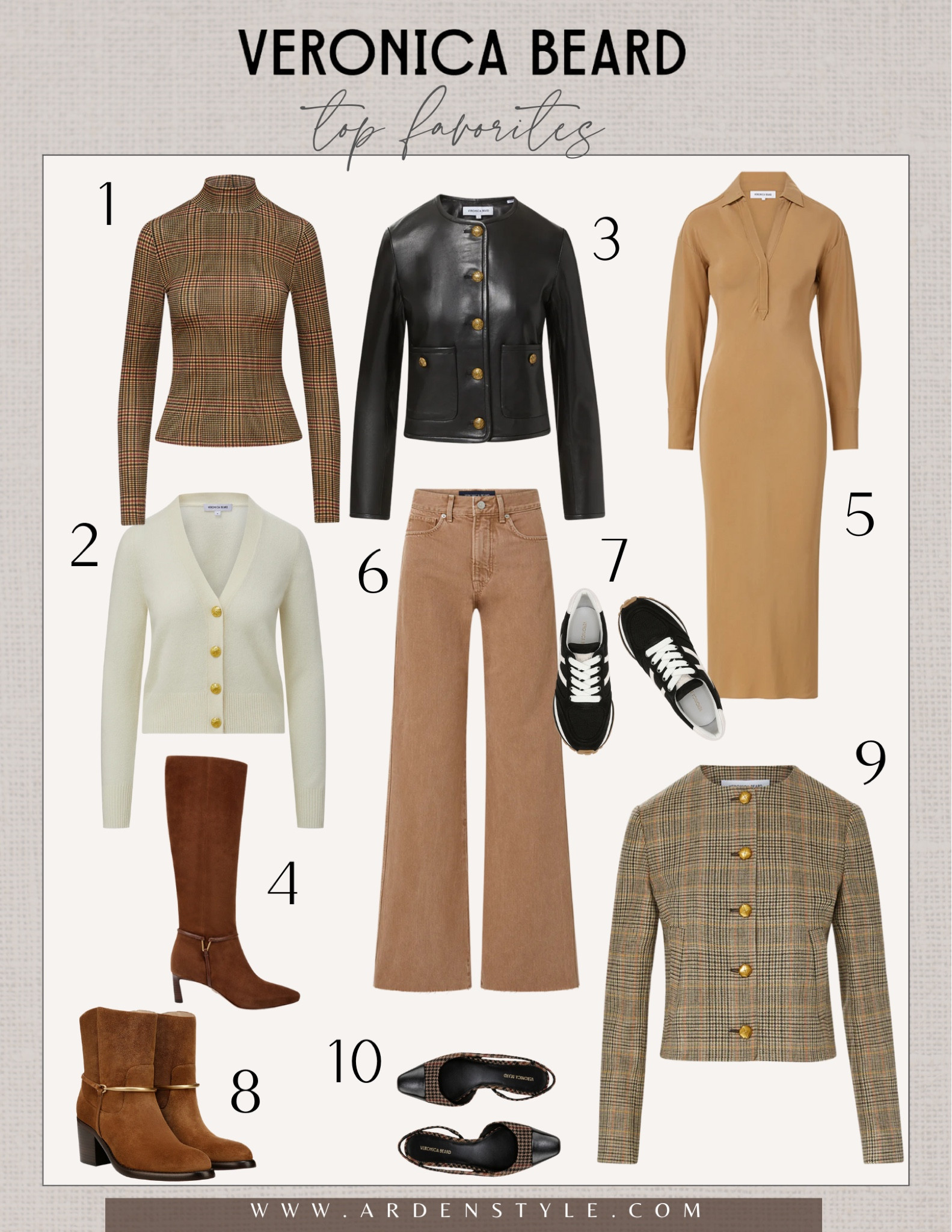 Top 10 picks from Veronica Beard.

Boots | outerwear | jacket | leather jacket | sneakers | workwear | fall dress | family photos | cardigan | pants

#LTKWorkwear #LTKSeasonal #LTKStyleTip