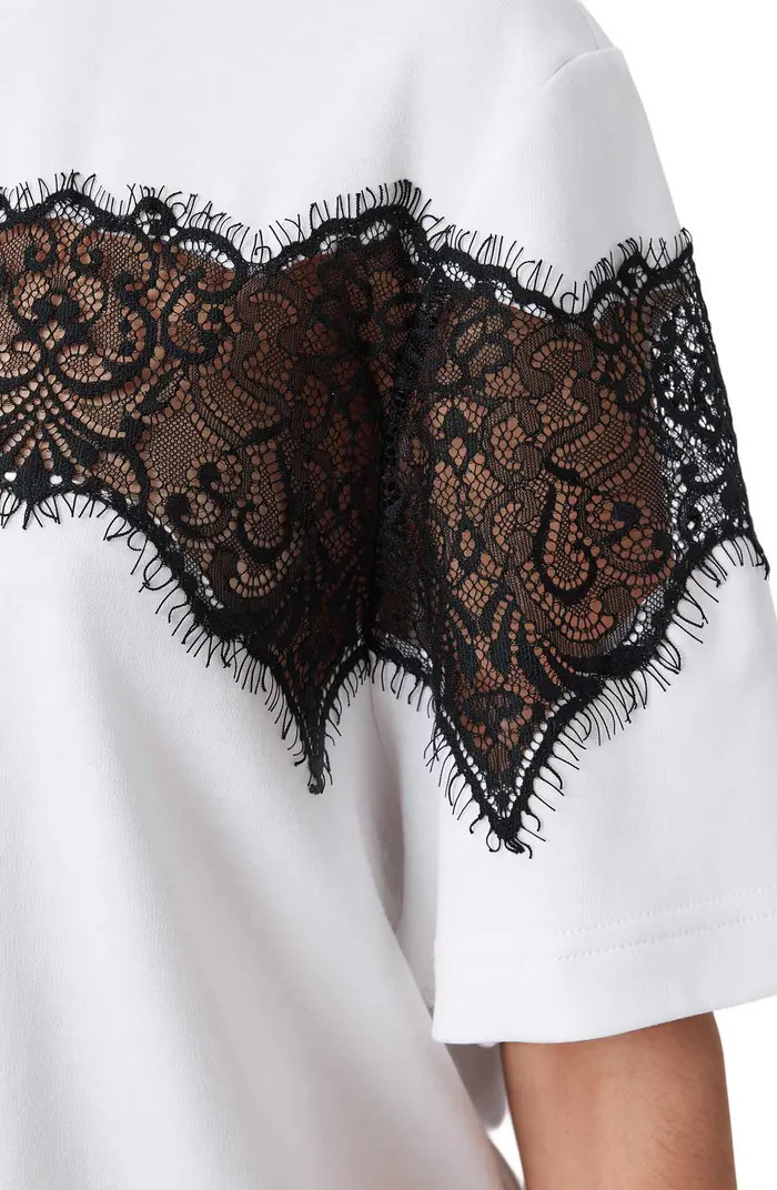Lisa Lace Panel T-Shirt | Nordstrom