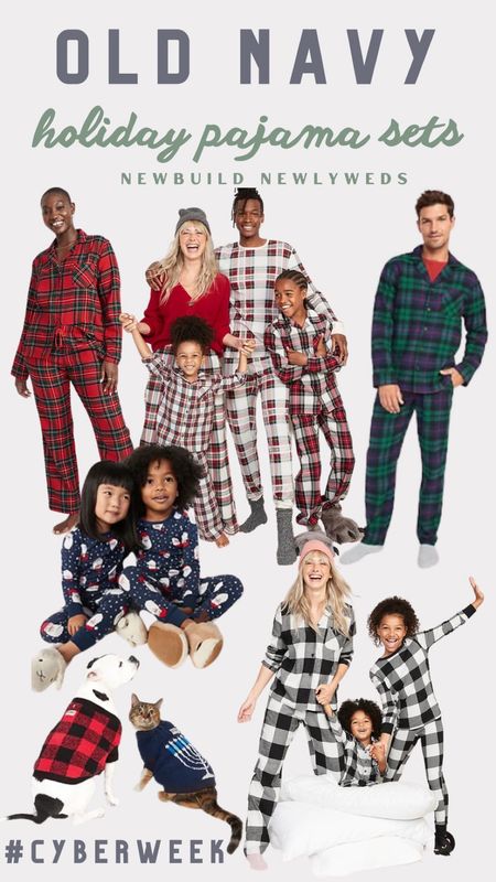Nothing says “The Holidays” like matching pajama sets! Snag one for everyone you love (even the pets!) at Old Navy while sales last! 

#LTKHoliday #LTKCyberweek #LTKsalealert