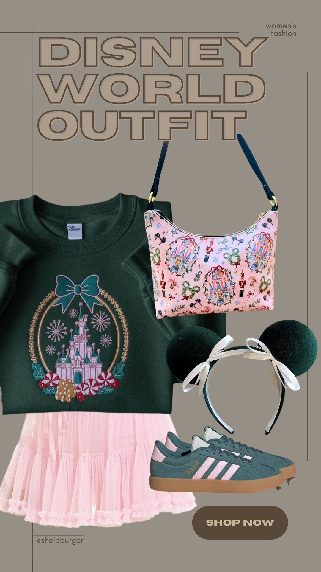 Pink and green Disney World Magic Kingdom Christmas vacation outfit Mickey’s Very Merry Christmas Party

#LTKTravel #LTKSaleAlert #LTKHoliday