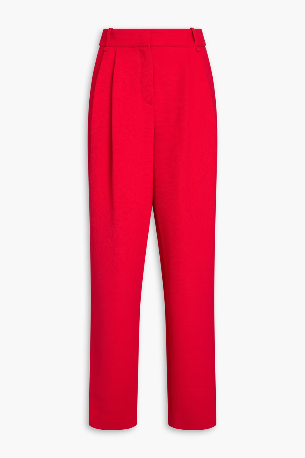 Pleated crepe straight-leg pants | The Outnet (UK and Europe)