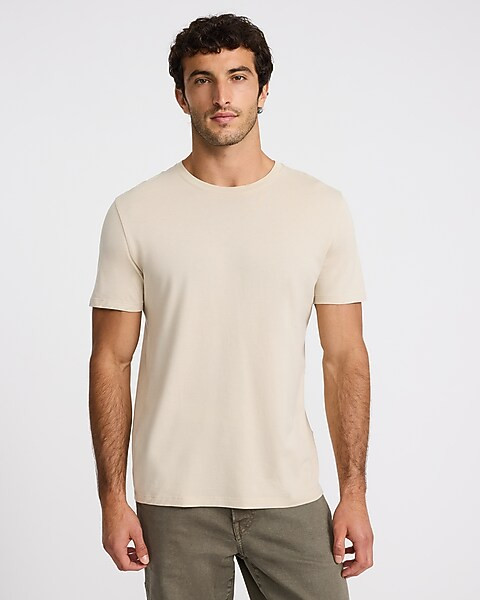 Crewneck Perfect Pima Cotton T-Shirt | Express