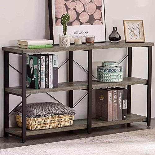 GRELO HOME Rustic Entryway Table, Tv Console Sofa Table with Storage for Living Room, 63 Inch Gra... | Amazon (US)