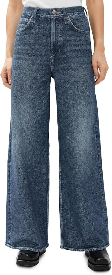 rag & bone Women's Miramar Sofie High Rise Ankle Wide Leg Sweatpants | Amazon (US)
