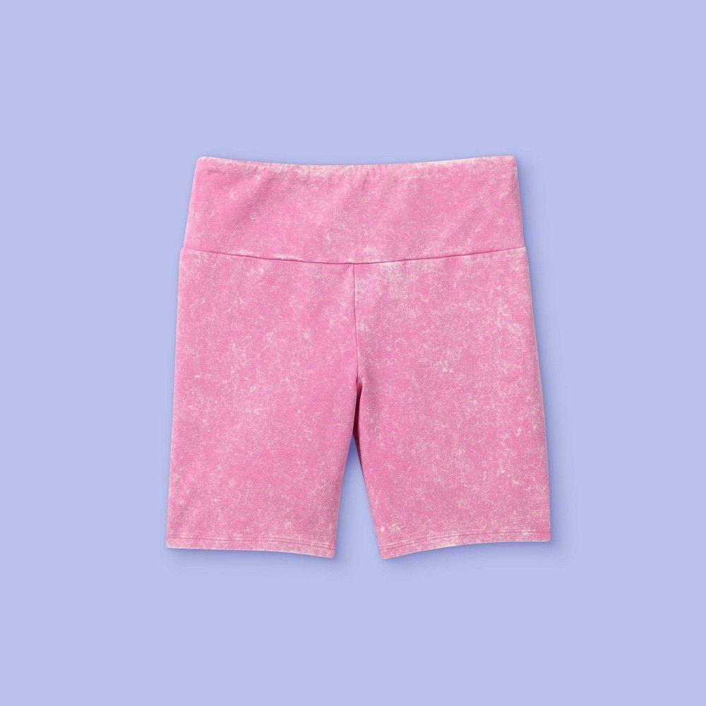 Girls' Bike Shorts - More Than Magic Pink L | Target
