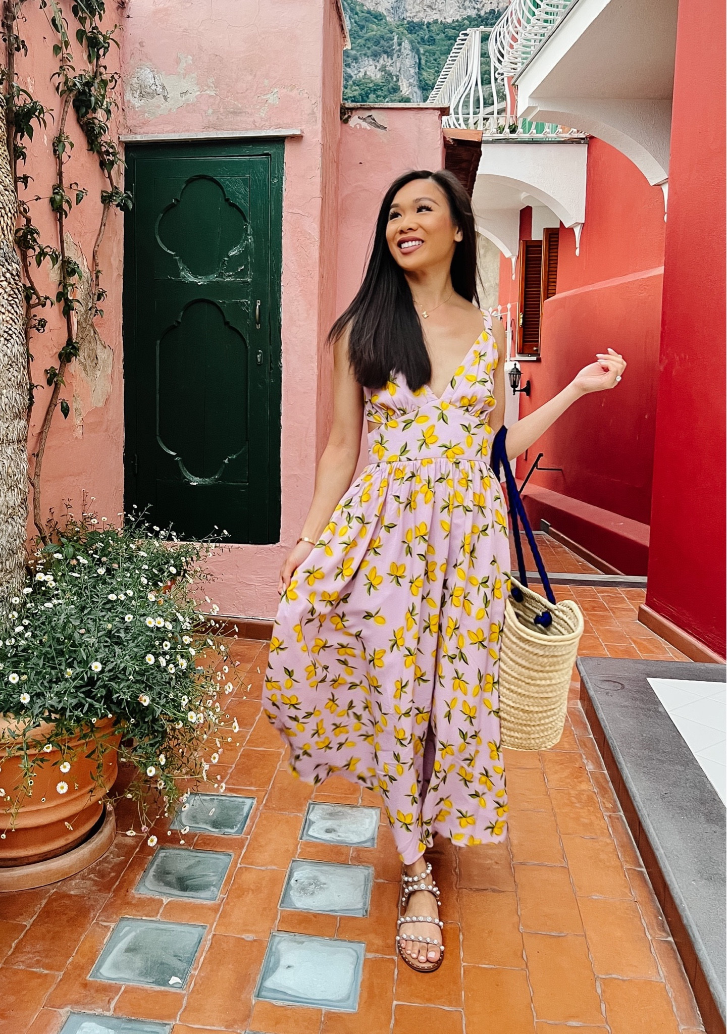 Resort wear dress that is perfect for Vacation dinners or to wear on the beach! Dress is 65% off and is the perfect Spring maxi dress. Wearing size 0 and its fits TTS with adjustable straps. Paired with strappy sandals. Linking below similar bag! 

#LTKstyletip #LTKtravel #LTKsalealert