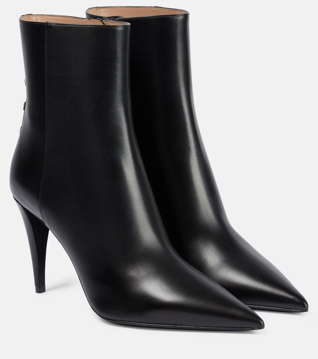 Rockstud leather ankle boots | Mytheresa (US/CA)