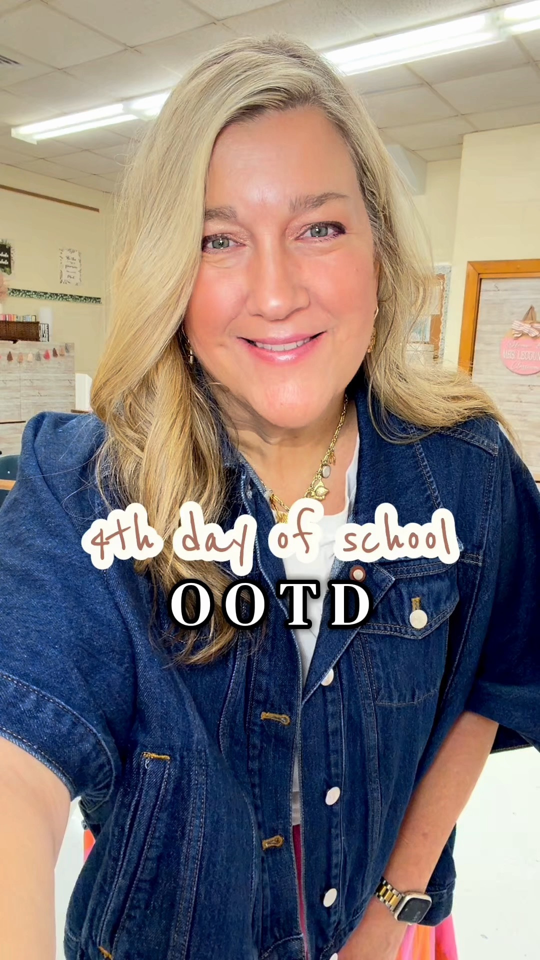 Teacher OOTD
53 years old
Size 14, 5’ 10”
Size L/XL
Midsize

#LTKootd #LTKOver40 #LTKMidsize