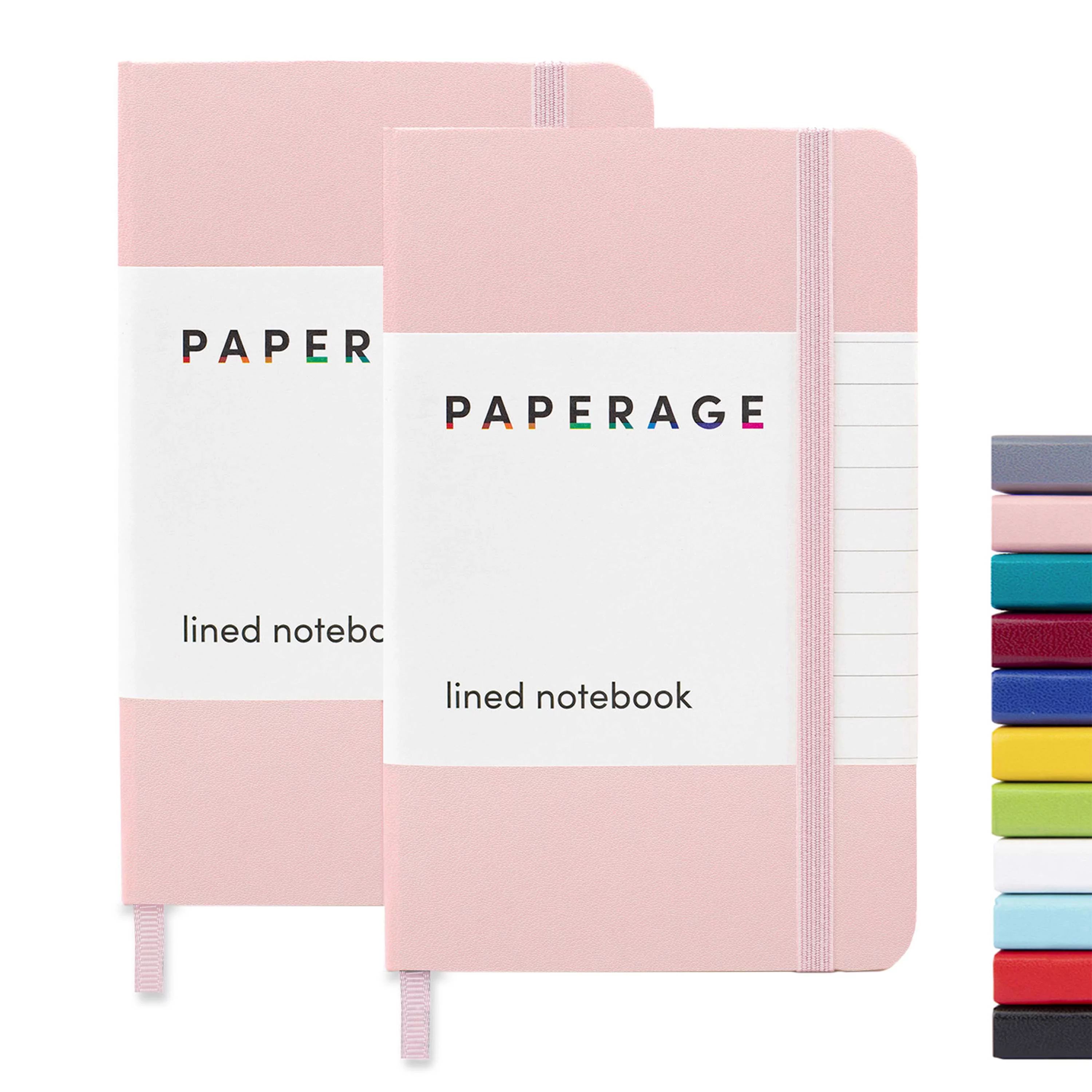 PAPERAGE Lined Pocket Journal, 2 Pack, (Blush), 160 Pages, 3.7” x 5.6” | Walmart (US)