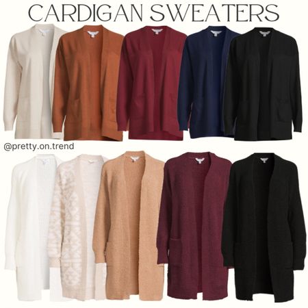 Cardigan sweaters 

#LTKSeasonal #LTKover40 #LTKfindsunder50
