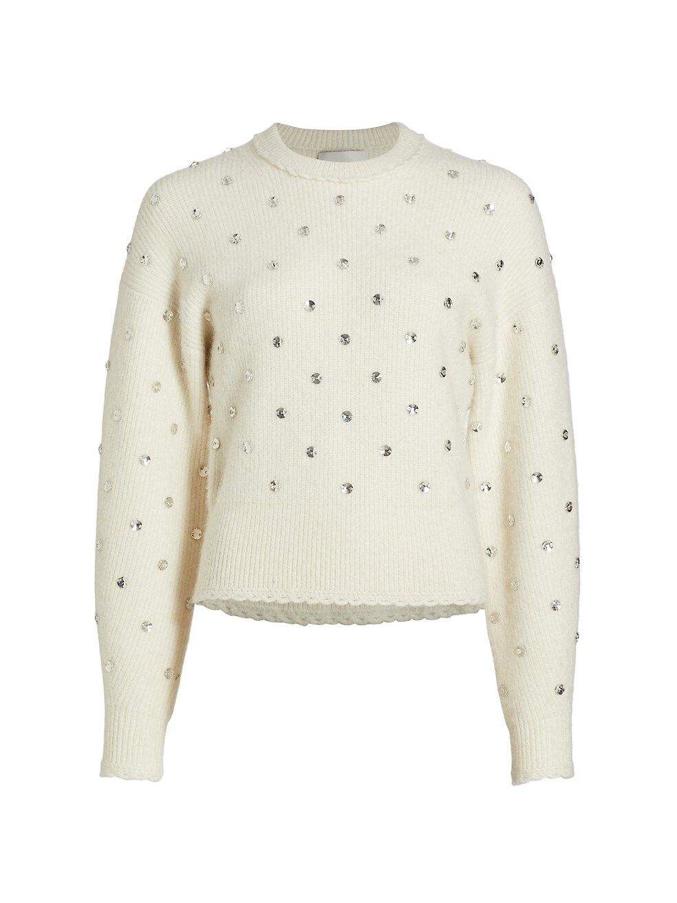 Embellished Crewneck Sweater | Saks Fifth Avenue