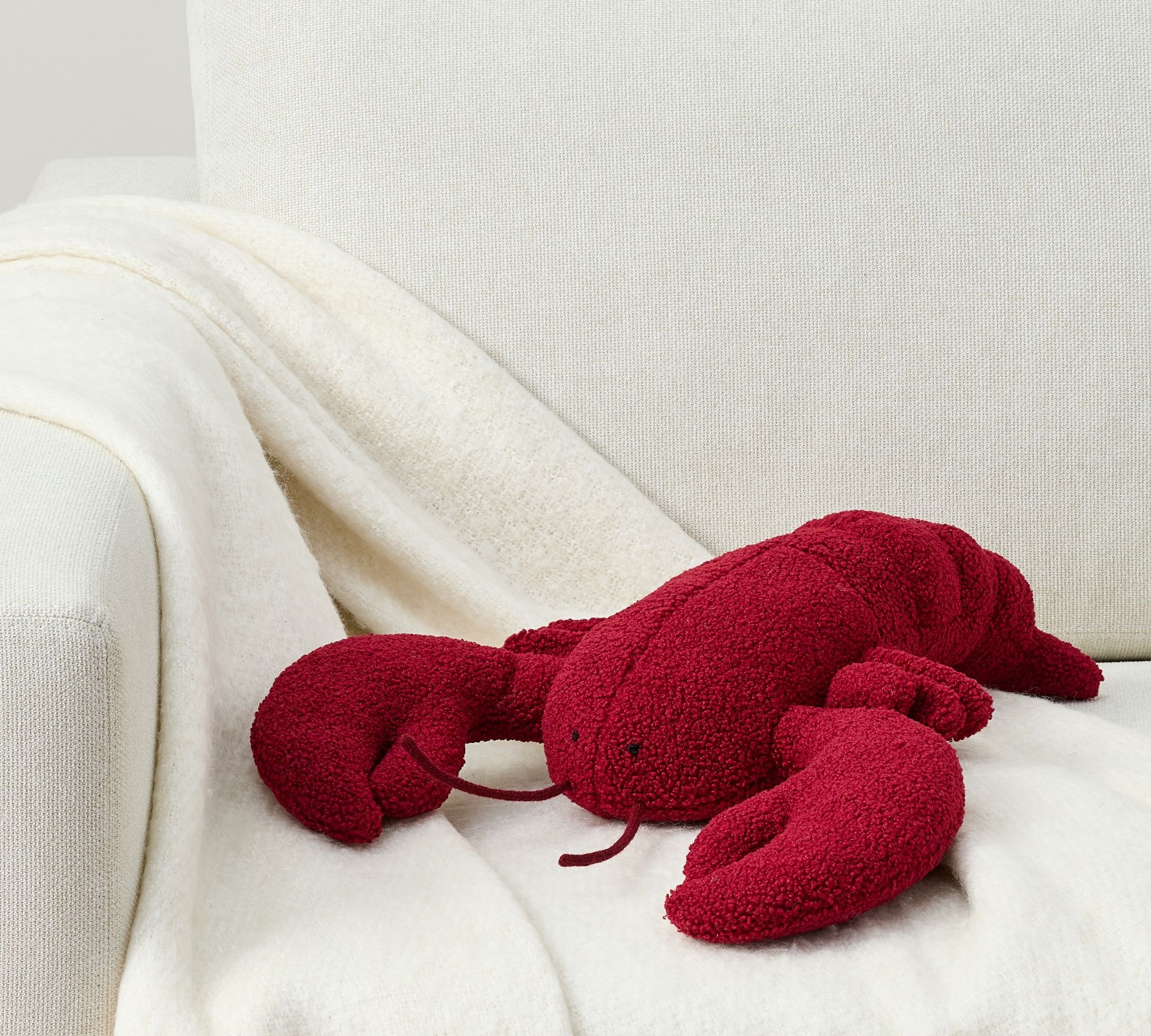 Larry the Lobster Shaped Pillow | Pottery Barn (US)