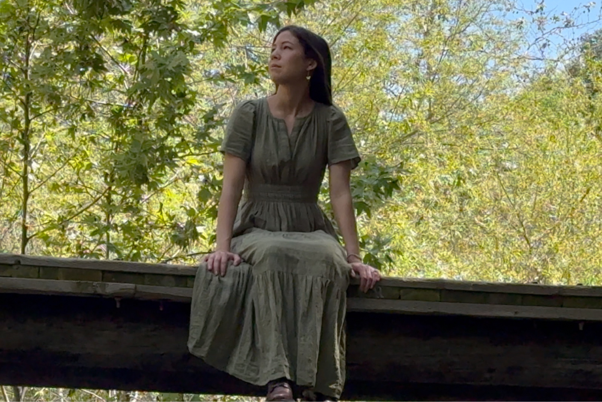 I'm embracing the ethereal beauty of nature. There's something truly magical about spending time in nature, especially when you find a quiet spot in the forest.

Sitting here, surrounded by the vibrant greens and gentle rustling of the trees, I can't help but feel a sense of peace and tranquility. The forest has a way of reminding us to slow down, to breathe deeply, and to appreciate the simple beauty of the natural world. It's a place where imagination can run wild. 

In these quiet moments, I find inspiration not only for my wardrobe but for my soul. There's a purity and elegance in nature. 

I encourage you all to take some time to immerse yourselves in nature. Find your own enchanted forest, a quiet park, or even a garden where you can reconnect with the beauty around you. Let it inspire your style, your thoughts, and your sense of wonder.

How does nature inspire you?

#LTKTravel #LTKStyleTip #LTKSeasonal