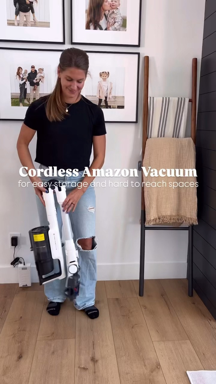 A Dyson can’t do this 🤣🙌🏼
.
This foldable Amazon vacuum is cordless and better than any Dyson I’ve ever used. It folds in half, which makes it great for storage in a closet and it even has a removable battery because who has an outlet in their closet? Not me. I just charge the battery on the counter and keep this vacuum hidden away in my hallway closet. It’s able to be used while folded so that you can clean all those hard to reach places like under my bathroom vanity and furniture. It auto adjust the suction to get all the dirt and debris and has been a game changer for keeping my house clean. It handles my dogs hair like a dream and has an easy one touch emptying lever! 


#LTKHome #LTKFamily #LTKGiftGuide