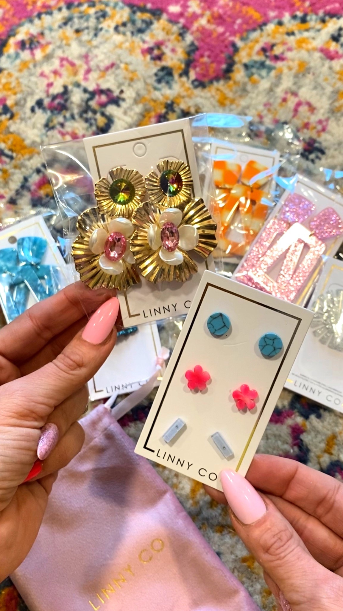 Did an accessory refresh and cannot wait to break in these beauties! Swooning over these floral statement earrings & obsessed with these smaller sets for everyday. Rounding up my whole haul here, tons of them are $10-15! 

#LTKSaleAlert #LTKgrwm #LTKFindsUnder50