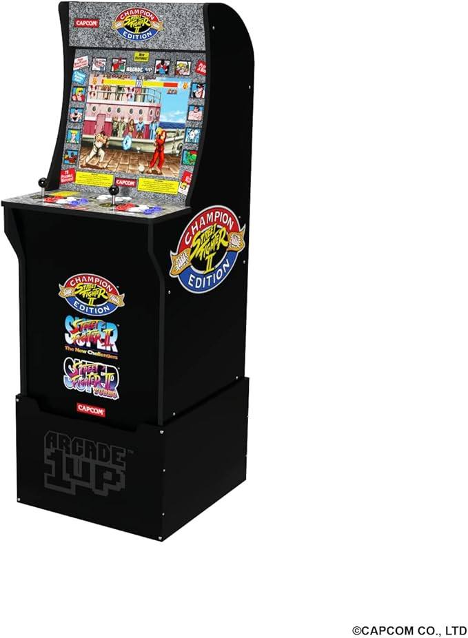 ARCADE1UP Street Fighter 2 - Classic 3-in-1 Home Arcade Cabinet with Licensed Riser | Amazon (US)
