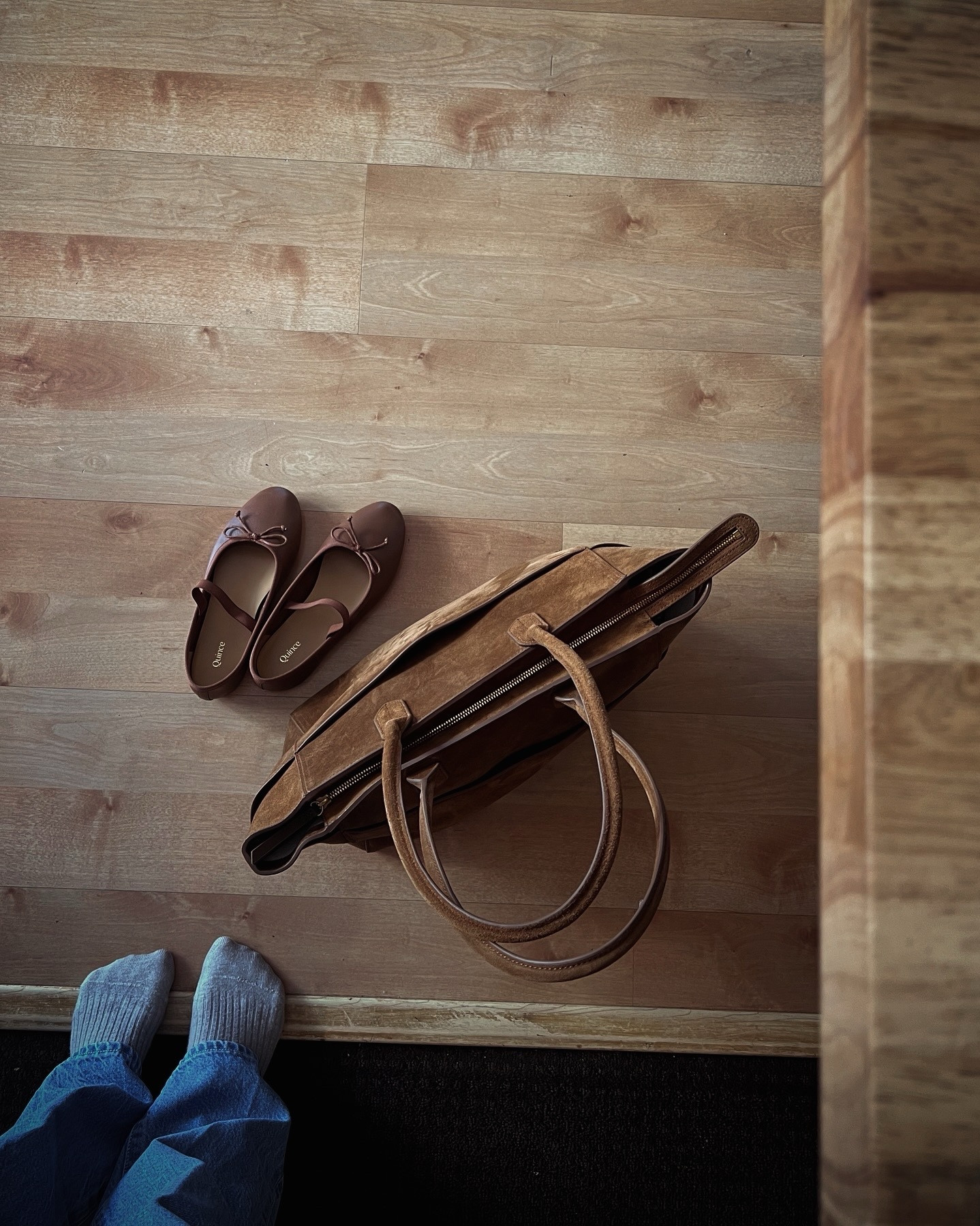 This dynamic duo!! Love these ballet flats and suede tote SO MUCH! 

#LTKTravel #LTKStyleTip #LTKWorkwear