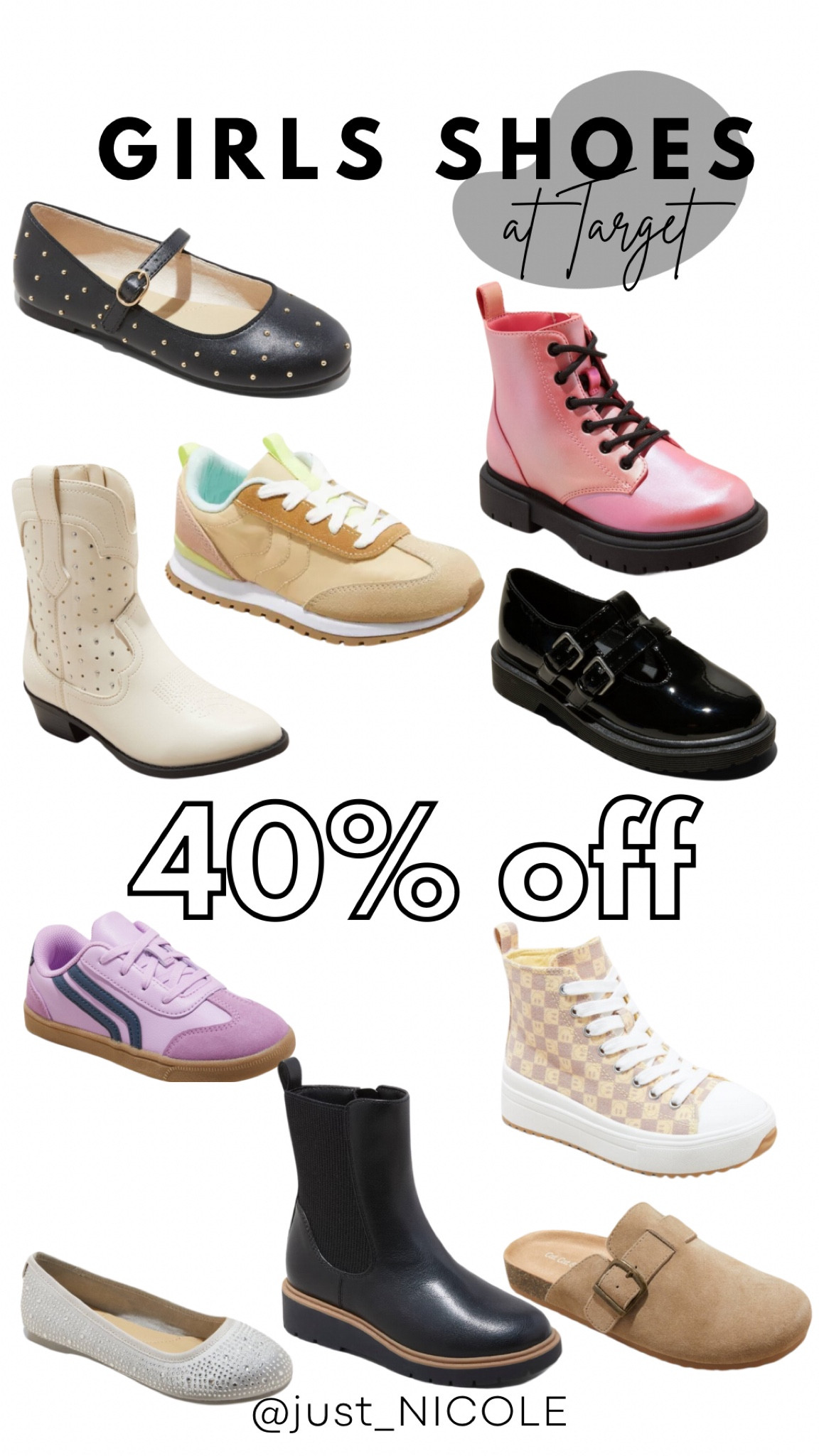 40% off shoes for everyone during the Target Circle deal of the day! 🎯 

#LTKFamily #LTKFindsUnder50 #LTKShoeCrush