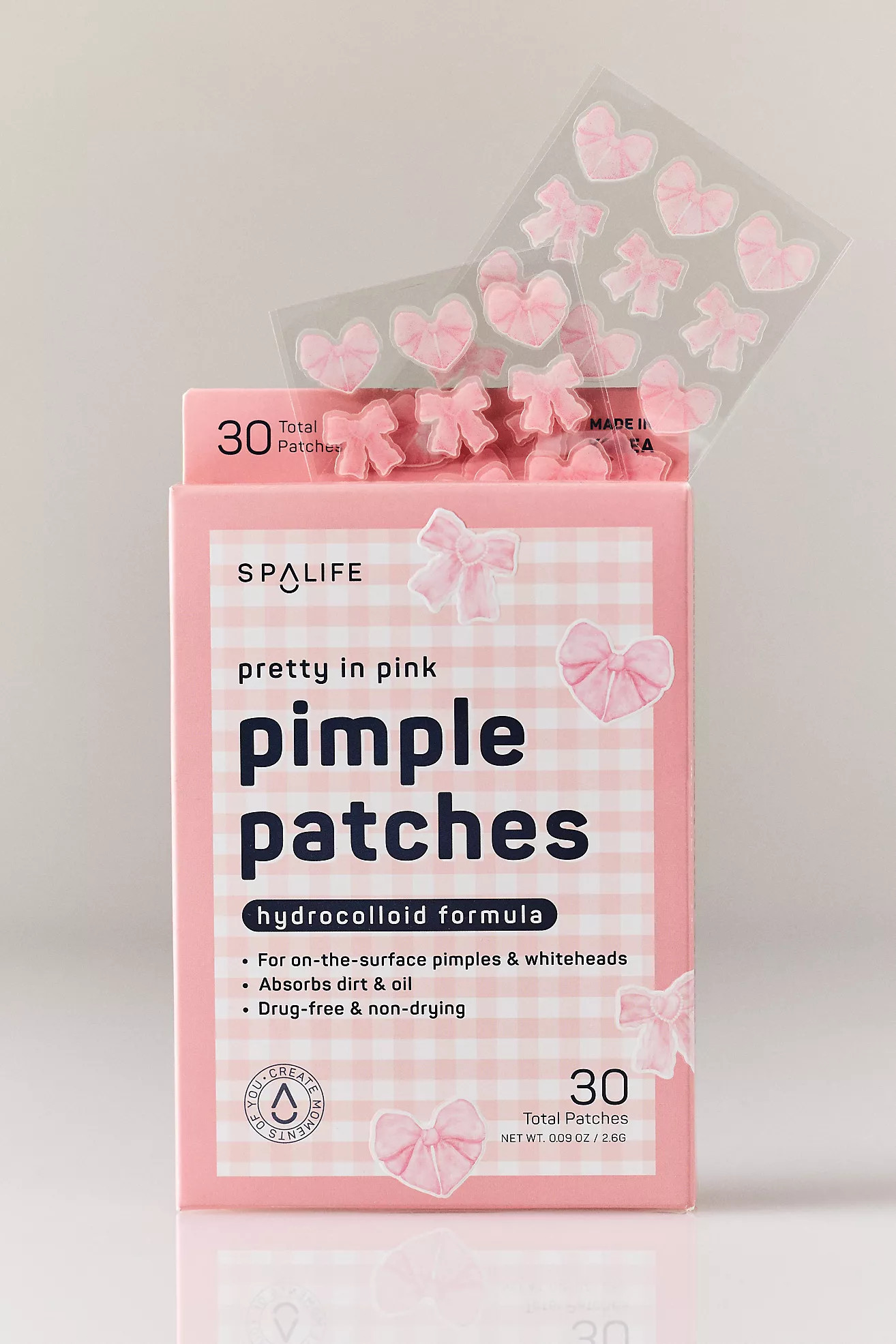 SpaLife Pretty In Pink Hydrocolloid Pimple Patches | Anthropologie (US)