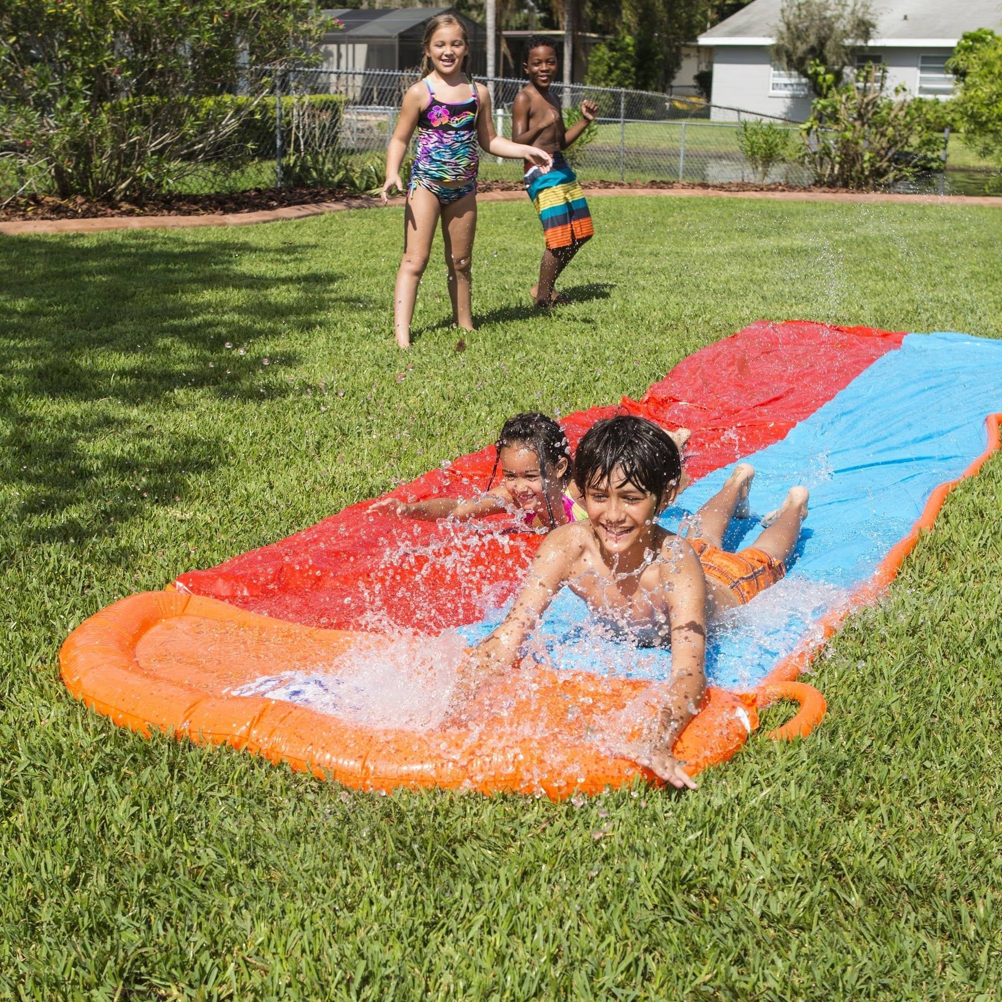 H2OGO! 18' Double Lane Water Slide | Walmart (US)