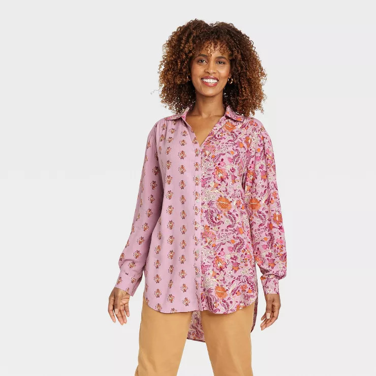 Women's Long Sleeve Button-Down Shirt - Knox Rose™ | Target