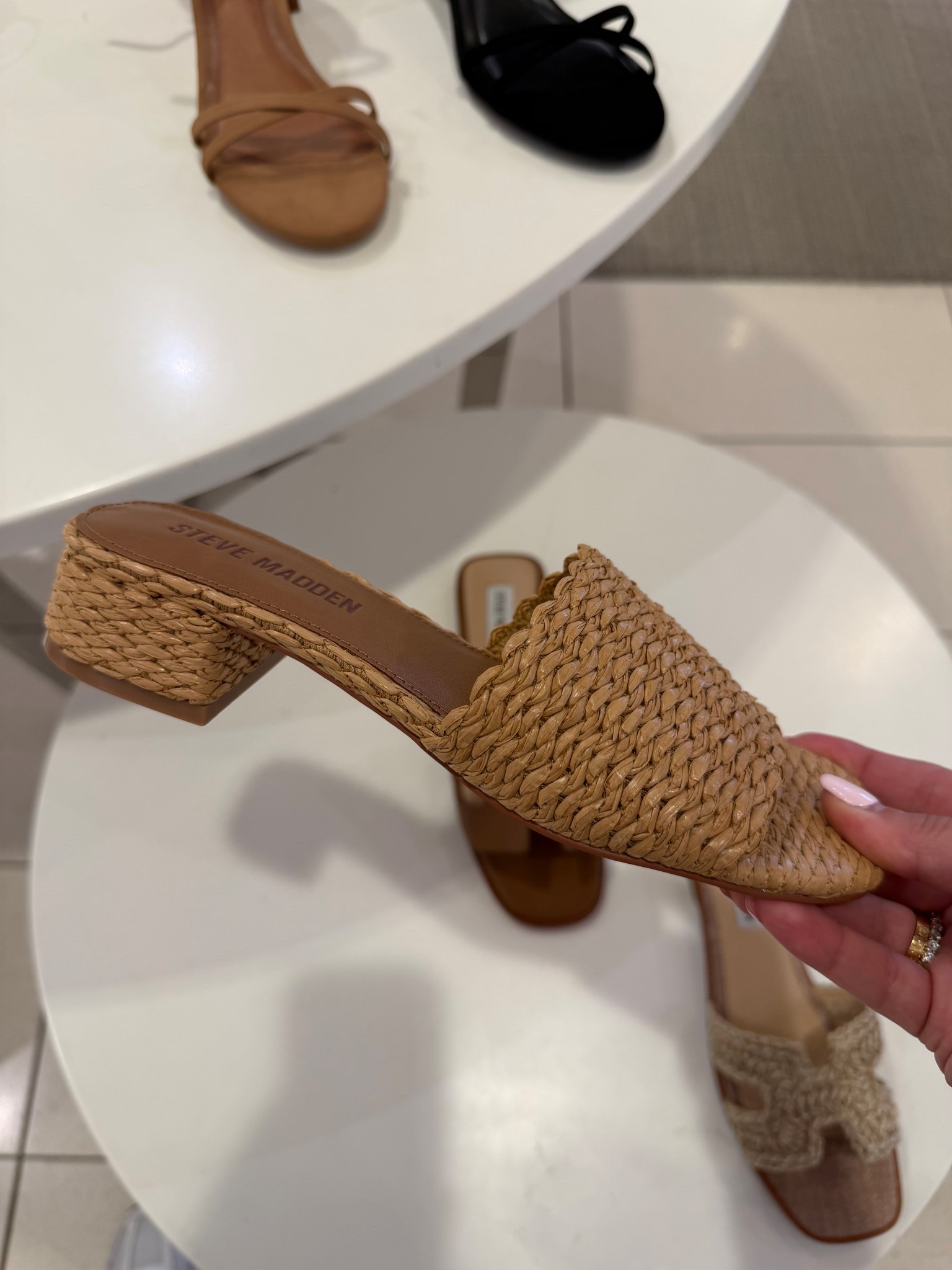 Low block heels!
Spring and summer heels