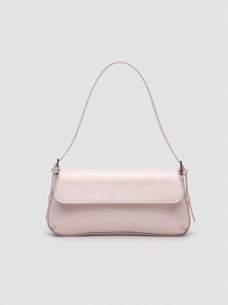 1 Stück Modische, Minimalistische Hochwertige PU-Leder Umhängetasche, Geeignet Für Shopping, Outdoor-Aktivitäten, Partys, Elegante Damenhandtasche, Damen-Arbeitstasche | SHEIN